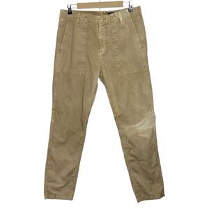 AG Adriano Goldschmied Pants Mens 32x31 Tan Clyfton Fatigue Relaxed Streetwear